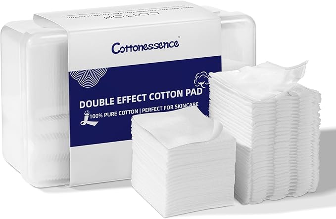 Square Cotton Pads for Face by CraftingHealthUnveilingBeauty