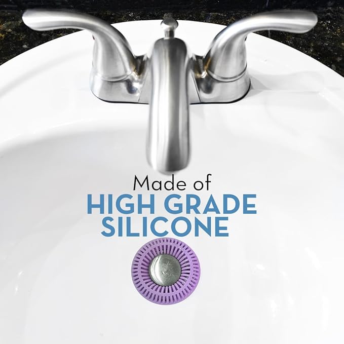 Bathroom Sink Hair Catcher for Pop-Up Drain – SinkRing 1.57" Precision Strainer - Image 4