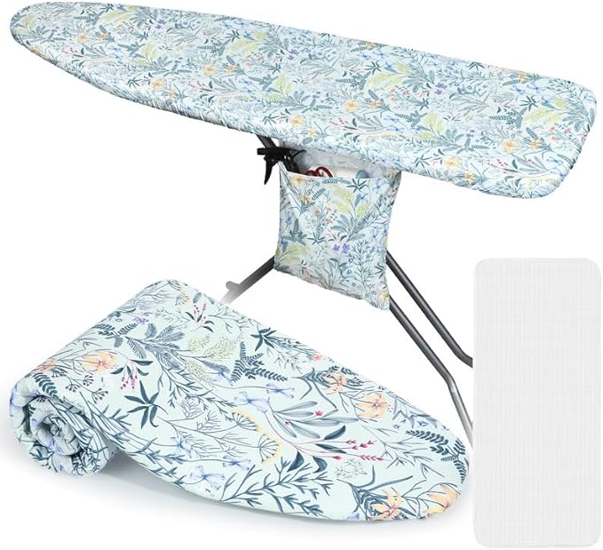 FIOBEE Ironing Board Cover and Pad Extra Thick Iron Board Pad by FIOBEE