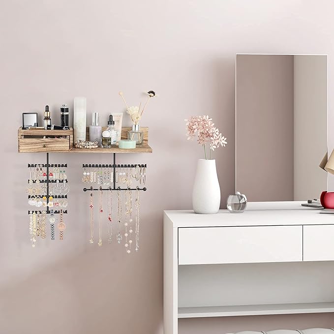 VINAEMO Jewelry Organizer Hanging Wall Mounted Jewelry Holder - Image 6