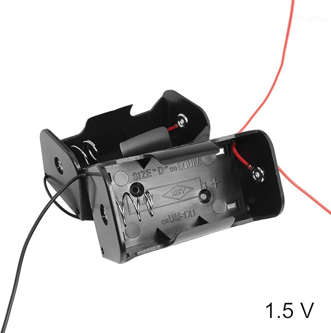 D Cell Battery Holder 4PCS 1.5V D Cell Battery Case Container - Image 4