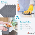 Orighty Grey Microfiber Cleaning Cloth, Microfiber Towels - Image 5