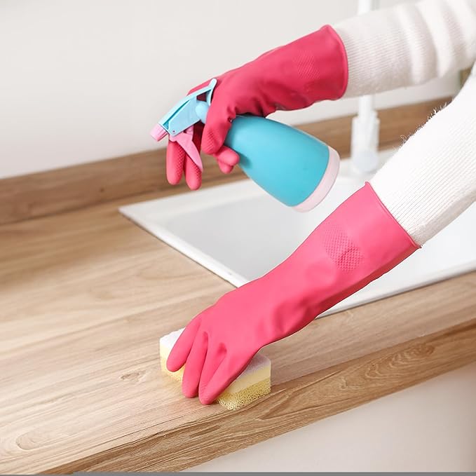 Bamllum Rubber Cleaning Gloves for Kitchen - Image 4