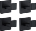 Towel Hooks for Bathrooms, Matte Black Towel Hook for Kitchen Bathroom by Delarkusi