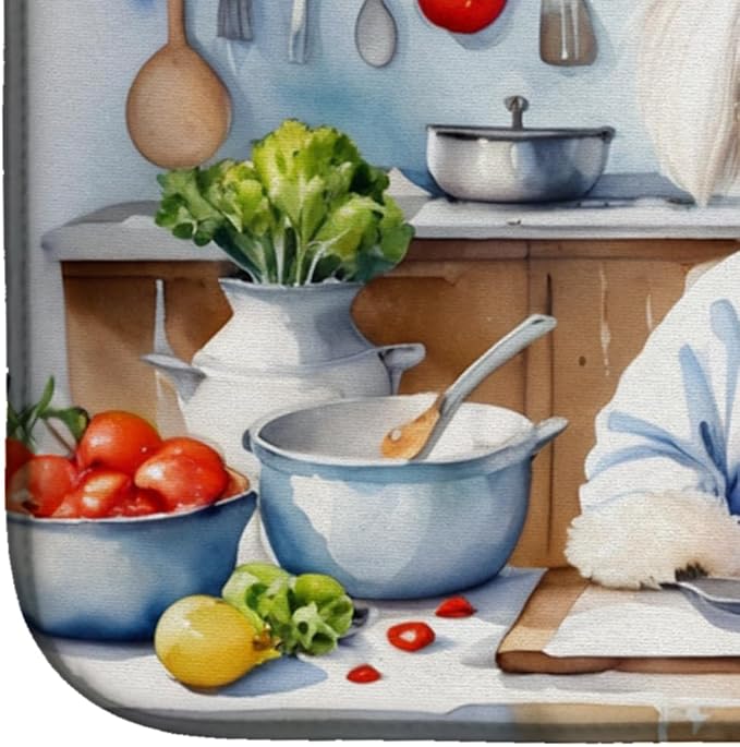 Caroline's Treasures DAC6236DDM Coton de Tulear The Chef Dish Drying Mat - Image 4
