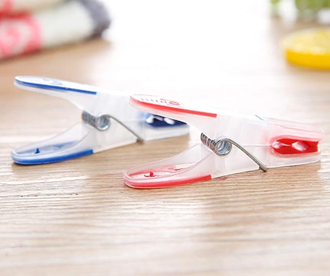 Strong Non-Slip Wide Open Plastic Clothes Clips - Image 9