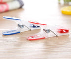 Strong Non-Slip Wide Open Plastic Clothes Clips - Image 9