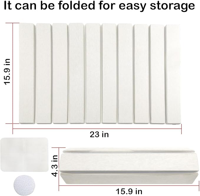 Large Stone Dish Drying Mats for Kitchen Counter, Water-Absorbent Collapsible - Image 2