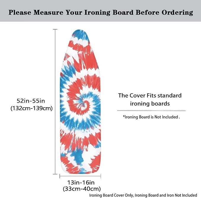 Tie-dye Ironing Board Covers Universal Resist Scorching Ironing Board Protector - Image 5