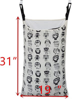 Adjustable Space Saving Door Hanging Laundry Hamper Bag - Image 3