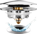 Bathtub Drain Stopper, Pop Up Tub Stopper and Cover, Bottom by Anlige