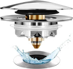 Bathtub Drain Stopper, Pop Up Tub Stopper and Cover, Bottom by Anlige