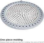 2PCS Shower Drain Hair Catcher, Shower Drain Strainer, Stainless Steel - Image 5