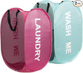 2pcs Pop Up Mesh Laundry Hamper Room Collapsible Storage Bin Lightweight Basket by Unknown