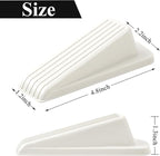 4 Pack Door Stoppers for Bottom of Door, Rubber Door Stopper Wedge, Sturdy - Image 2