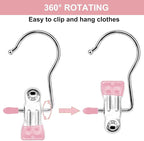 Boot Hangers for Closet, Hanging Clips Laundry Hooks Clothes Pins Closet Hanger - Image 4
