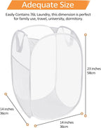 2 Pcs Durable Collapsible Laundry Baskets - Image 6