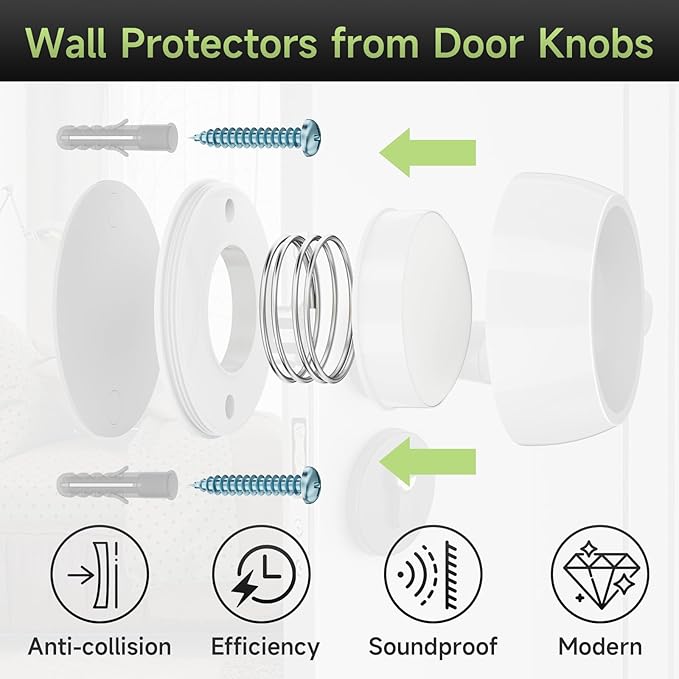 15PCS Door Stopper Wall Protector - Image 4