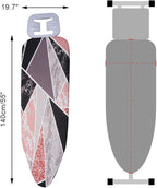 Ironing Board Cover and Pad Extra Thick Padding 19 X 52 Inch Fits Large and - Image 2