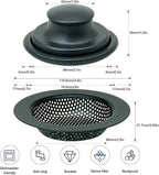 RQYEKDO Kitchen Sink Strainers Sink Stopper Kits, Stainless Steel Sink Drain - Image 2