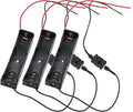 3.7V 18650 Battery Holder 3PCS Single Slot 18650 Battery Case Box by FMHXG