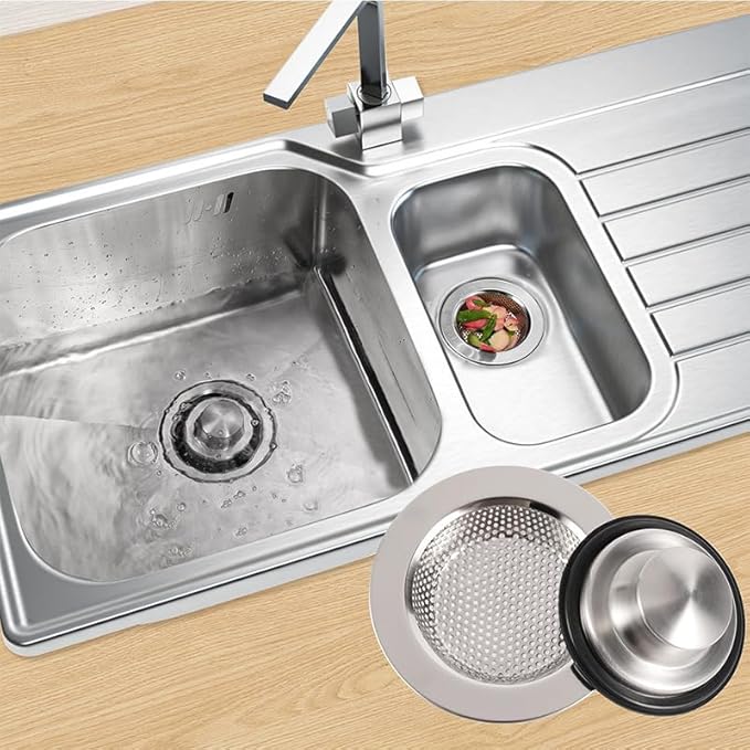 2 Pack Upgraded Double-Layer Kitchen Sink Strainer - Image 5