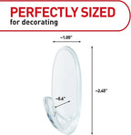 Command Clear Medium Hooks, 14 Hooks, 24 Strips - Image 3