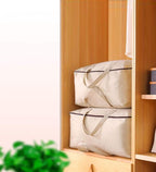 2-Pack Heavy Duty Canvas Cotton Storage Bags - Image 6