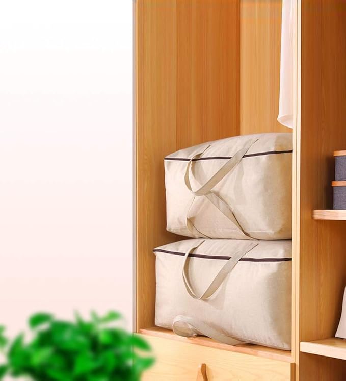 Breathable Canvas Cotton Soft Storage Bags - Image 6
