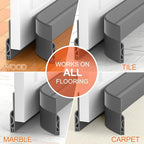 Door Draft Stopper for Bottom of Door, Adjustable Weather Stripping Door Seal - Image 9