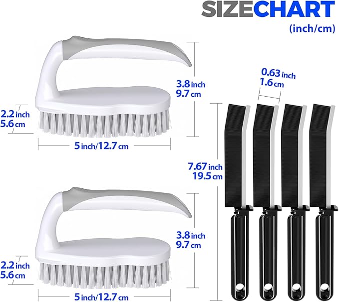 Scrub Brush - 6 Pack, Scrub Brushes - Image 2