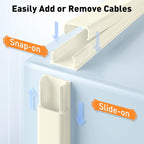 Delamu Cord Hider, 142in Cable Hider, Cord Covers - Image 4