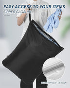 OTraki 2Pcs Large Laundry Bags 24x32 inch Wet Dry Bag Reusable Waterproof Bag - Image 3
