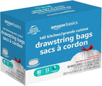 Amazon Basics Ultra-Force Tall Kitchen Drawstring Trash Bags, Classic Clean - Image 2