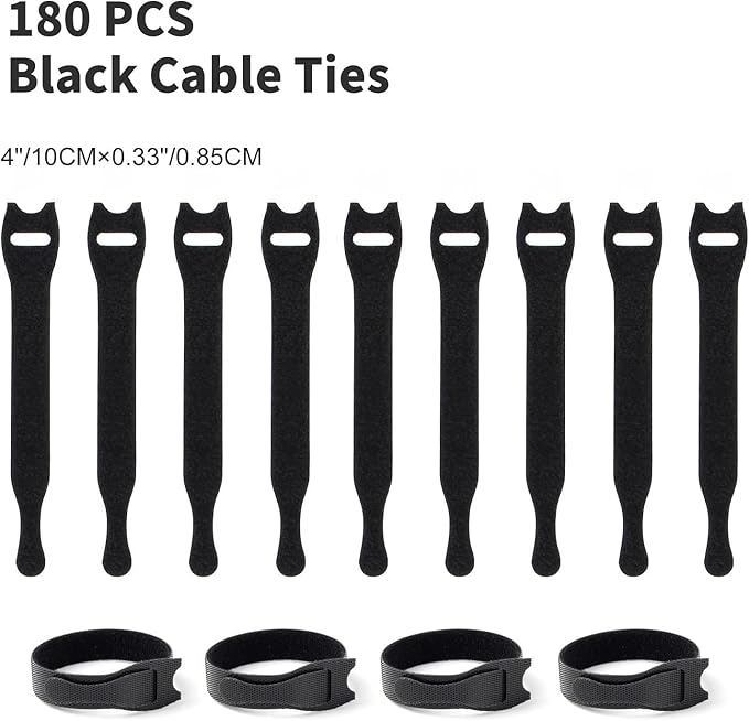OneLeaf 180PCS Reusable Cable Ties, Data Centers - Image 4