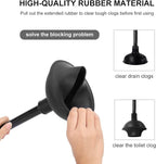 SetSail Toilet Brush and Plunger Set, 3 Pack Toilet Plungers - Image 3