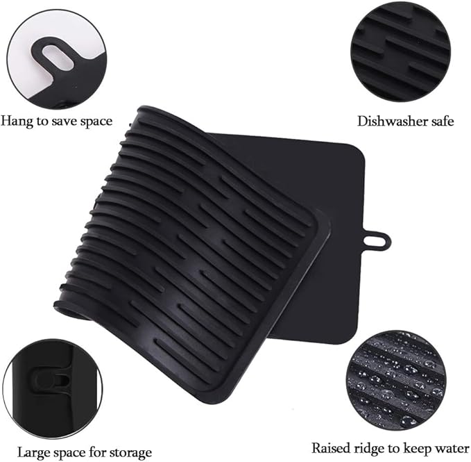 Dish Drying Mat, Silicone Drying Mat Good Large Drying Mats - Image 3