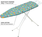 Ironing Board Cover and Pad Standard Size 15" x 54", 3 Pairs of Hook and Loop - Image 3