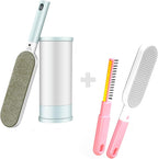 2PCS Lint Brushes for Clothes, Cat Dog Hair Remover for Lundary, Self-Cleaning - Image 2