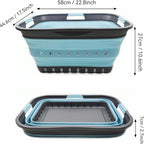 SAMMART 42L Collapsible Plastic Laundry Basket - Image 3