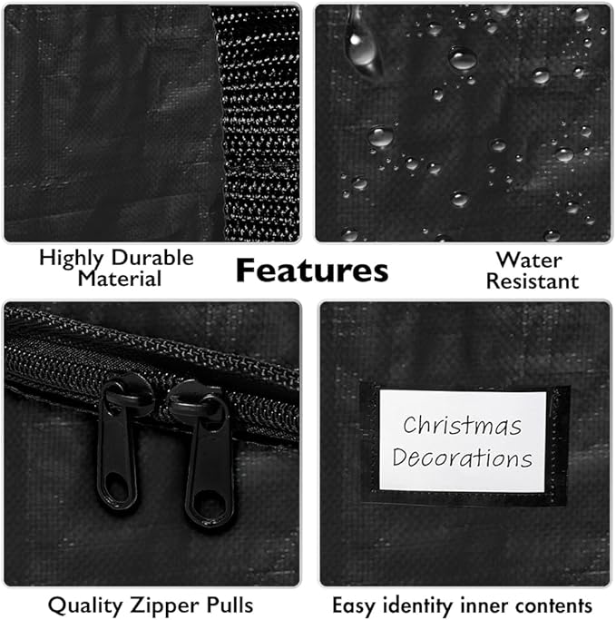 ClearSpace Heavy Duty Moving Bags or Storage Bags – Black Storage Bins - Image 3