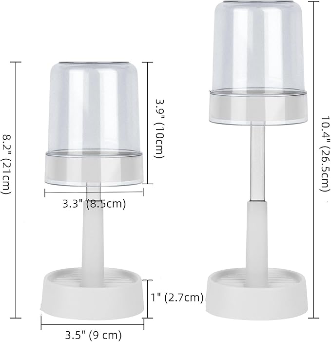 Covered Toothbrush Holder with Cup - Image 2