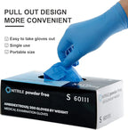 FINITEX Blue Disposable Nitrile Exam Gloves - Image 9