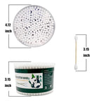Thick Cotton Swabs, XL Size Natural Bamboo Cotton Buds, Organic Biodegradable - Image 5