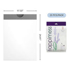 happimess 5.3 Gallon Drawstring Trash Bags, Lavender Scent, Heavy Duty MDPE - Image 2