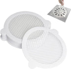 60 Pack Disposable Shower Drain Hair Catcher Hair Trap Drain Covers 4.4” by Unknown