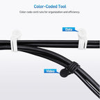 Cable Matters 10-Pack Ultra Strong Silicone Magnetic Cable Ties, Magnetic Cord - Image 6