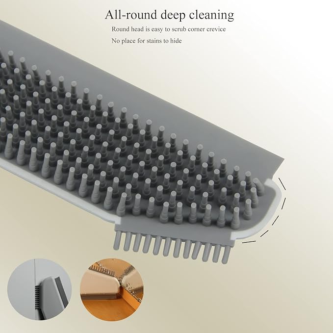Multifunctional Cleaning Brush 2 Pcs Silicone Cleaning Brush Small Crevice - Image 6