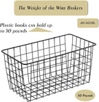 3 Pack【Extra Large】Hanging Kitchen Basket, Wire Storage Basket, - Image 6