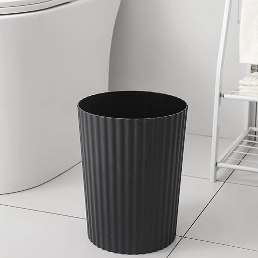 JiatuA Small Trash Can Plastic Wastebasket Round Garbage Container Bin - Image 3